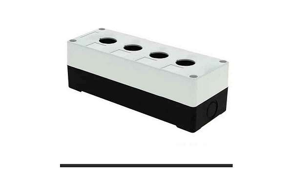 Корпус  КП 104 для кнопок 4места белый ИЭК