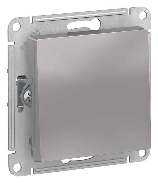 ШЭ Атлас Перекл. перекрестный, сx.7, 10А, (б/рамки, алюм) ATN000371 (5шт/уп)