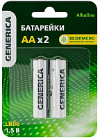 Элемент питания АА GBAT-LR6 щелочная  ALKALINE General 800592