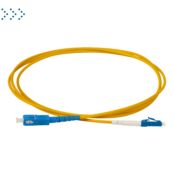 Патч-корд оптический TWT, дуплексный, LC/PC-SC/PC, MM 50/125, 5.0 м