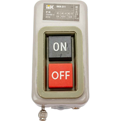 Пост выключ. ВКИ-211 3Р  6А 230/400В IP40 (ИЭК) РФ