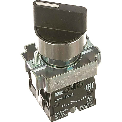 Переключат. LAY5-BD33 на 3фикс.полож. I-0-II станд. ручка ИЭК