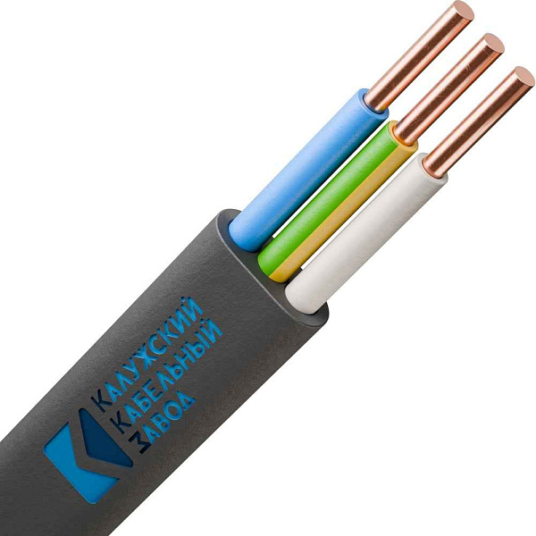 Кабель ВВГ 3x6,0 (ВВГнг -LSп 3x  6,0 (А)), ККЗ, РФ