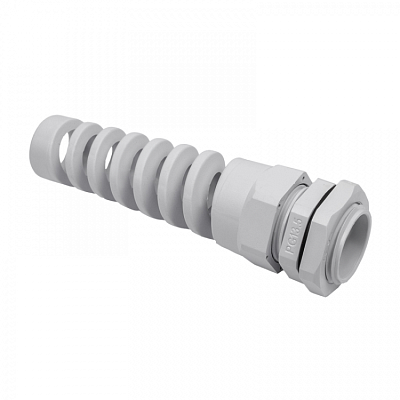 Кабельный ввод ВКС-ПР-PG13.5-12-L9 серый IP68 ГОФРОМАТИК