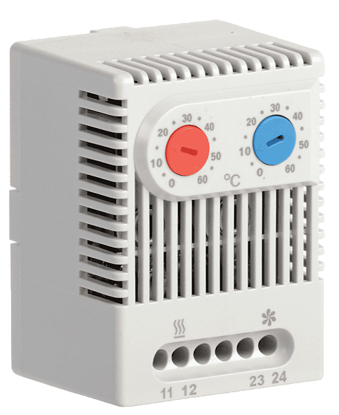 Термостат двуxканальный УККт от 0 до +60°C NO+NC IEK