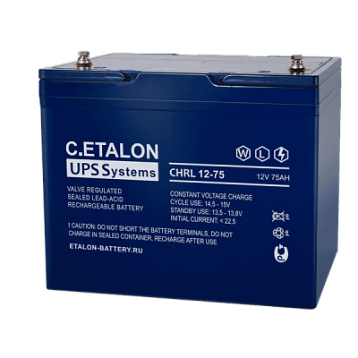 Аккумулятор C.ETALON CHRL 12-75