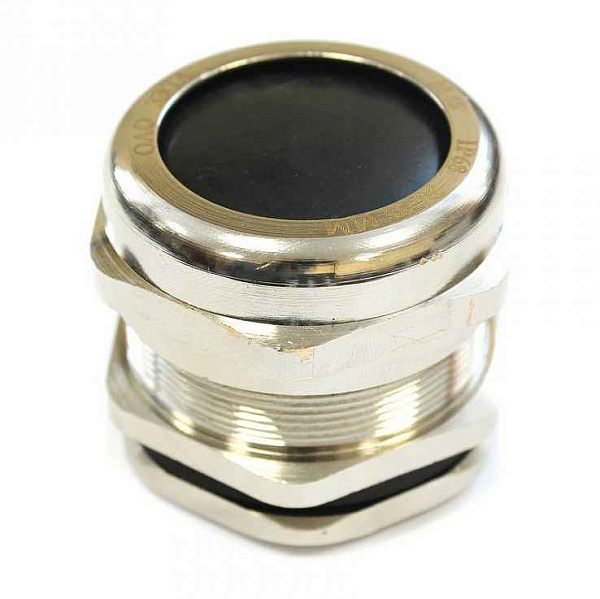 Кабельный ввод  М  72х2 латунный УТ1,5 IP66/IP67/IP68 (d кабеля 42-52 мм) ГОФРОМАТИК