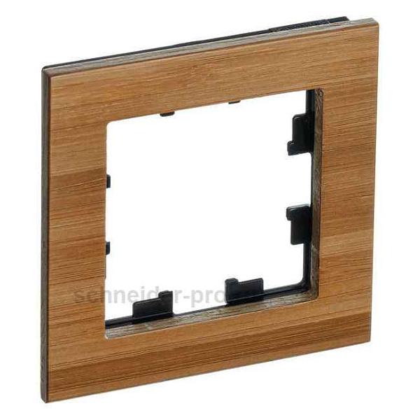 ШЭ Атлас рамка 1-я,(дерево бамбук) ATN353201 (3 шт/уп)