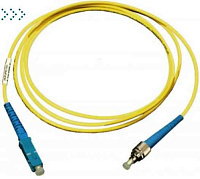 Патч-корд оптический TWT, PVC, симплексный, SC/UPC-FC/UPC, SM OS2, 3.0 м