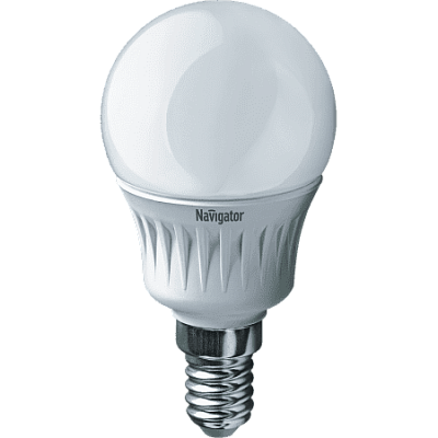 Лампа ЛЕД  E14  5Вт шар мат.4К Р-G45-5-230-4K-E14 шар Navigator 94 478