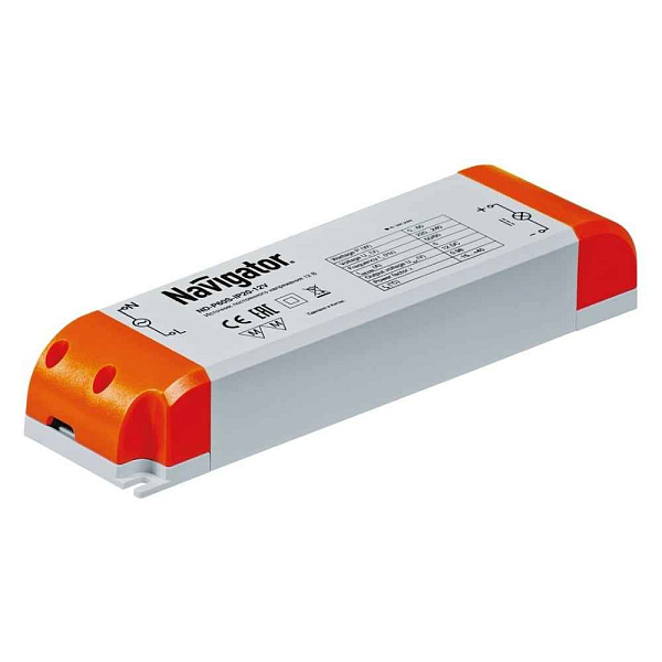 Лента светод. Драйвер  60Вт ND-P60S-IP20-12V Navigator 94679