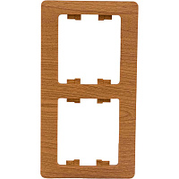 ШЭ Глосса Рамка 2-я гориз. GSL000502 (дуб) (30шт/уп)