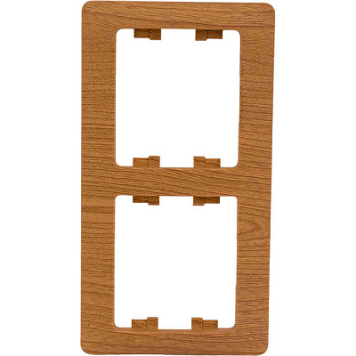 ШЭ Глосса Рамка 2-я гориз. GSL000502 (дуб) (30шт/уп)