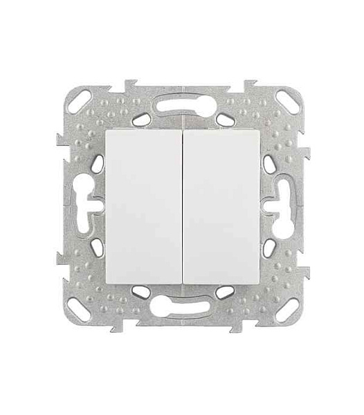 ШЭ Уника Перекл. 2кл. с/у (белый, б/рамки) MGU5.213.18ZD(10шт/уп)