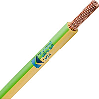 Провод ПуГВ 2,5 (ж/з) (ПуГВнг(А)-LS 1x2,5)ККЗ, РФ