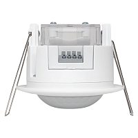 Датчик движ.ДД ИК бел.встраив.1200Вт, угол обз.360,дальн.6м, NS-IRM07-WH Navigator 61580