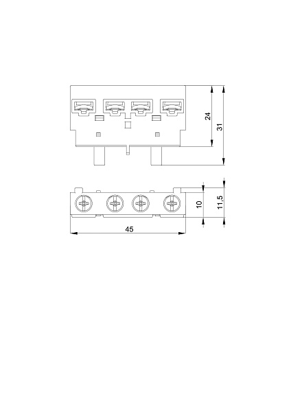 Дополнительный контакт ДКП-11 GV2P поперечный ИЭК