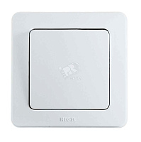 xегель Мастер Выкл 1кл. с/у, с рамкой, белый ВС10-311