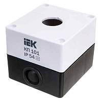 Корпус  КП 101 для кнопок 1 место (белый ) EKF