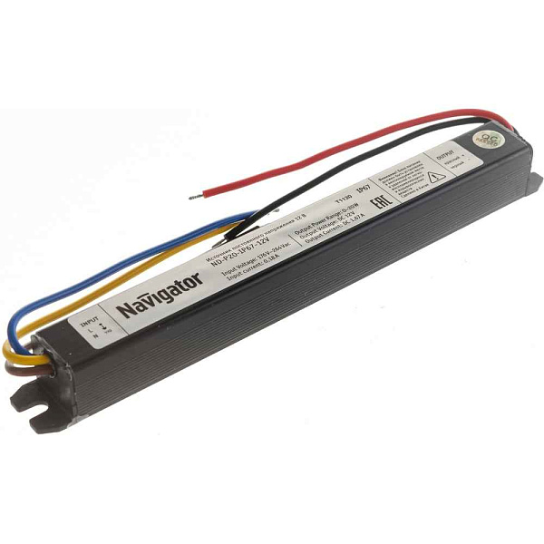 Лента светод. Драйвер  45Вт ND-Р45-IP67-12V Navigator 71 471