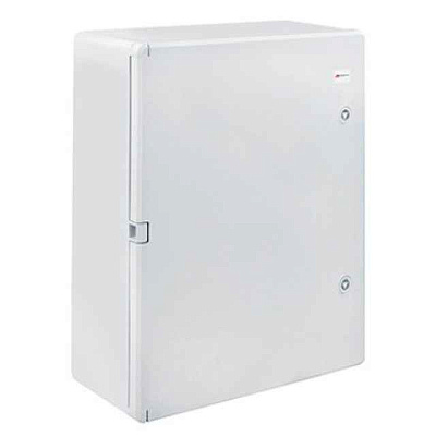 Щит навесной 600X400X200мм (ВхШхГ) с монт. панелью 545X335мм (ВхШ), с комплектом крепления на стену, дверь прозрачная, IP65, поликарбонат