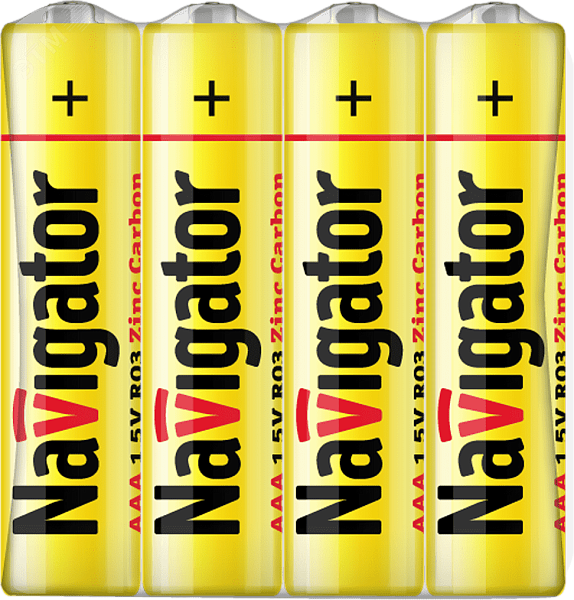 Элемент питания ААА NBT-NS-R03-SH4 Navigator 94757 (в коробке 60 шт)