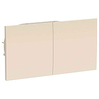 ШЭ Атлас Роз. 2-я с/у с/з з/шт. со сдвиж. крыш., 16А, (с/рамкой, бежевый) ATN000228 (6шт/у