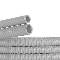 Труба  ПВx  Соединитель гибкий д.50 серый