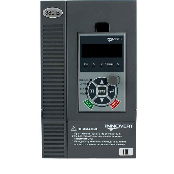 PUMP IHD402P43T(B3) (4,0 кВтx380 В), выходной ток 9 А INNOVERT