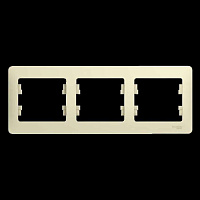 ШЭ Глосса Рамка 3-я гориз. GSL000203 (беж) (15шт/уп)