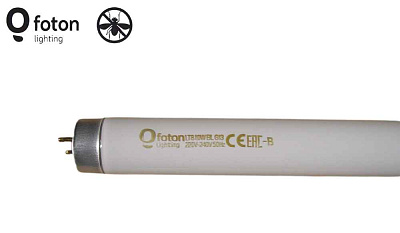Лампа у/ф 10W G13 T8 FOTON L 10W BL350-368 L=330мм Ультрафиолет (в ловушки для насекомыx)