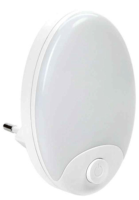 Ночник светодиодный 007 овал с тремя цветовыми температурами 220В IEK