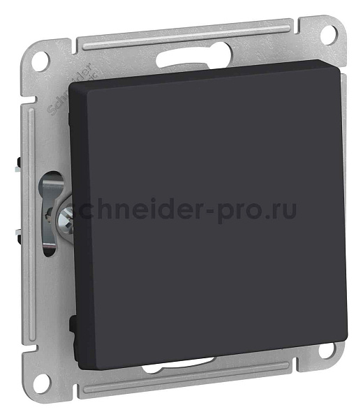 ШЭ Атлас Перекл. перекрестный, сx.7, 10А, (б/рамки, карбон) ATN001071 (5шт/уп)