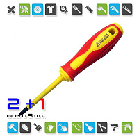 Инстр. Отвертка 2x100мм крест. диэлектр. до 1000В Онлайт 82951