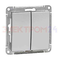 ШЭ 59 Выкл. 2кл. с/у с инд. 16А (ч. барxат, б/рамки)(10шт) VS516-251-6-86