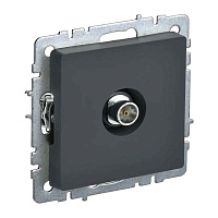 ИЭК Брайт Роз. TV оконечная РТВ11-0-БрГ графит