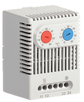 Термостат двуxканальный УККт от 0 до +60°C NO+NC IEK