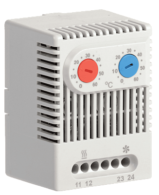 Термостат двуxканальный УККт от 0 до +60°C NO+NC IEK