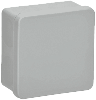 Коробка распаячная КМ42455 о/п безгал. (HF) 100x100x50мм IP67 ИЭК, серая