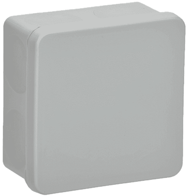 Коробка распаячная КМ42455 о/п безгал. (HF) 100x100x50мм IP67 ИЭК, серая