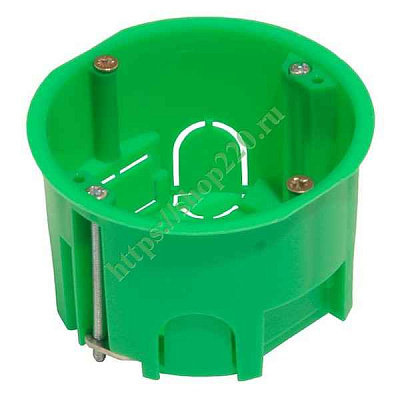 Коробка уст. с/п г/к (мет.лапки) 64x44  HEGEL  КУ1202 (288шт/упак)