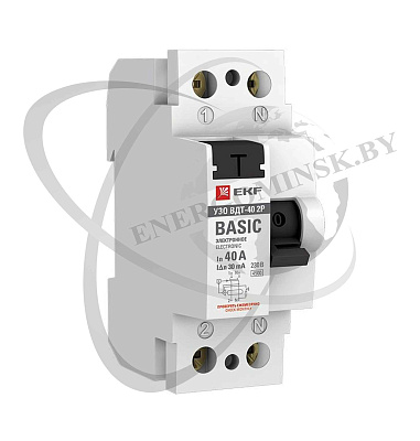 УЗО 3ф. 63А  30мА 4п. (ВДТ-40) EKF Basic