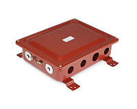 Коробка металлическая с заглушкам 345х266х107(12 отверстий: 8Ø25, 3Ø32, 1Ø40)IP65 ГОФРОМАТИК