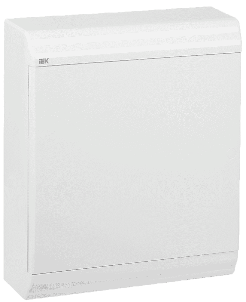 БОКС  ЩРН-П  (пласт.)24 белая дверь (385x290x102) ИЭК TEKFOR