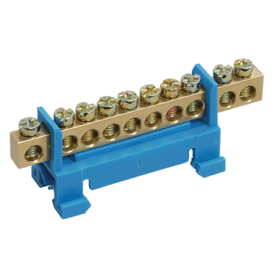 Шина нулевая в комб. DIN-изол "Стойка"  ШНИ-8x12- 6-КС-С ИЭК