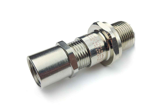 Ех-кабельный ввод ВКВ2ТН-НР-М50-М50-38 1Ex db e II Gb X ГОФРОМАТИК