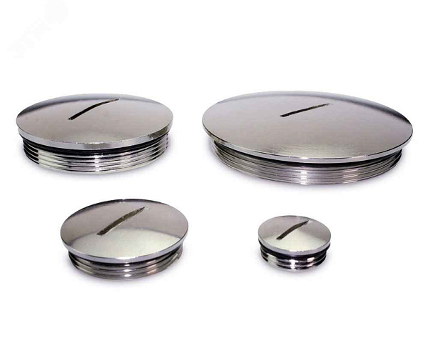 Заглушка латунная с плоским шлицем ЗР1-ЛР-М50х1,5 IP66/IP67/IP68 ГОФРОМАТИК