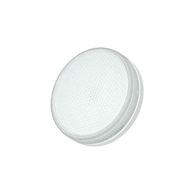 Лампа ЛЕД  GX53  6W PLED- ECO-GX53  3000K FROST 460Lm D75*26mm Jazzway