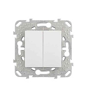 ШЭ Уника Перекл. 2кл. с/у (белый, б/рамки) MGU5.213.18ZD(10шт/уп)
