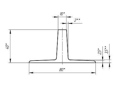 Картинка Профиль резиновый неармированный ТВ40